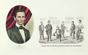ほん。アブラハムリンカーン、アメリカ合衆国第16代大統領、1860年