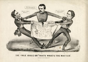 真の問題またはそれが問題である、1864 作： N. and Ives, J.M. Currier