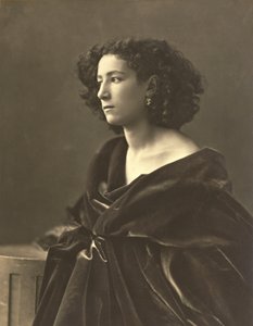 サラ・ベルナール（1844-1924）フランスの女優、NadarことGaspard-Felix Tournachon撮影 作： Nadar