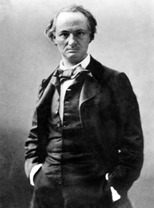 シャルル・ボードレール（1821～1867）フランスの詩人、ガスパード・フェリックス・トゥルナション、別名フェリックス・ナダール（1820～1910）による撮影（1858年頃 作： Nadar