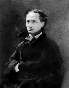 Charles Baudelaire (1821 - 1867) jeune , vers 1850 , photo par Gaspard Felix Tournachon dit Felix Nadar (1820 - 1910) collection BNF - フランスの詩人Charles Baudelaire (1821 - 1867)の若い頃、1850年頃、Nadarによる写真。 作： Nadar