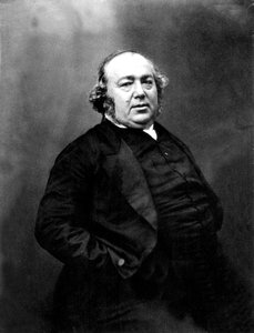 ナダールが撮影したフランスの評論家ジュール・ジャナン（1855年頃 作： Nadar