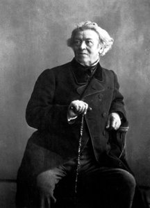 ナダールが撮影したフランスの画家、カミーユ・コロー 作： Nadar