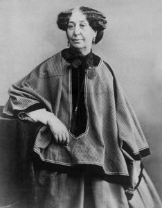 フランスの作家ジョルジュ・サンド（1804-1876）Nadar 1864年撮影