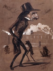 ヒッポリット・ルーカス......大きな脚を持つ男（ヒッポリット・ジュリアン・ジョセフ・ルーカス 作： Nadar