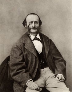 ジャック・オッフェンバック（1819-1880）（モノクロ写真