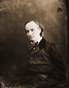 シャルル・ボードレール（作家）1821-1867年の肖像（写真 作： Nadar