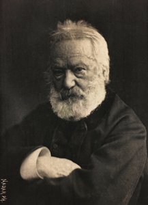 フランスの小説家ヴィクトル・ユゴーの肖像 作： Nadar
