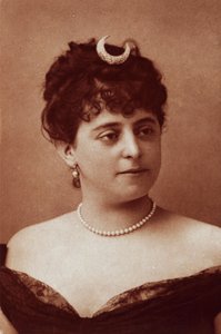 シビル・サンダーソン（1865-1903）、アメリカのソプラノ歌手、フェリックス・ナダール（1820-1910）による写真 作： Nadar