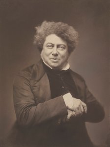 アレクサンドル・デュマの父 (1802-1870) 作： Nadar