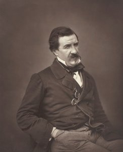シャンフルーリー生まれのジュール・フランソワ・フェリックス・フルーリー・ユッソン、フランスの評論家および小説家、1821年から1889年、1855年頃 作： Nadar