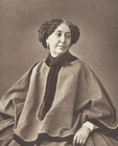 ジョルジュ・サンド生まれのアマンティーヌ・ルシール・オーロレ・デュパン、フランスの小説家、1804-1876、1864。 作： Nadar