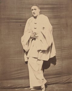 痛むピエロ、約。 1854-55。 作： Nadar