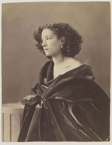 サラ・ベルナール1844-1923、1864の肖像。