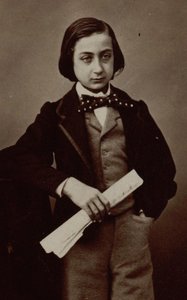 ヴァイオリニストで作曲家のアンリケッテン1848-1883の肖像。 作： Nadar