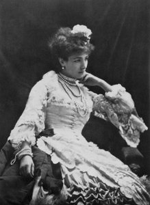 サラベルナール、フランスの女優、c1865