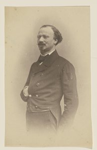 ドゥ・ラ・ピエール、中尉、決闘者、ブールバディエ 作： Nadar [Gaspard Félix Tournachon]