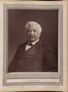 F・ド・レセップス 作： Nadar [Gaspard Félix Tournachon]