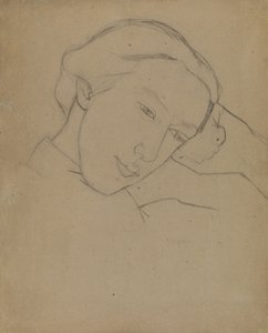 自画像、1910年代 作： Nadezhda Vladimirovna Lermontova