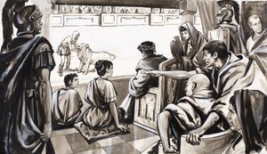 アンドロクレスとライオン、「諸国物語」より 作： Nadir Quinto