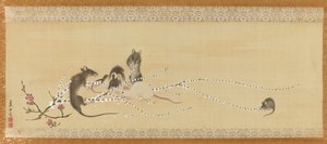 餅花の上の鼠 作： 長沢ロゼツ