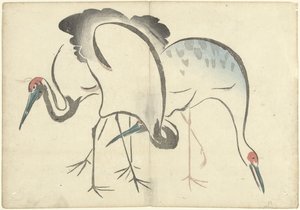 三羽の鶴 光琳の画集（連載タイトル） 光琳がうう（連載タイトル） 作： Nakamura Hochu