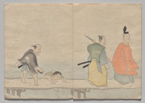 光琳絵本（上巻）の一場面 作： Nakamura Hochu