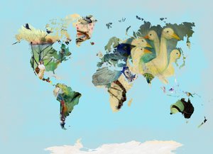 A Bird World、2016年（デジタルアート） 作： Nancy Moniz Charalambous