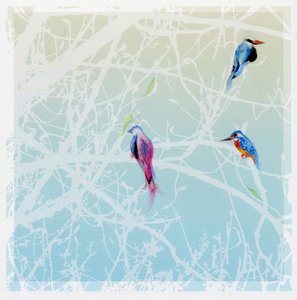 Three Little Birds、2016年（鉛筆と紙）