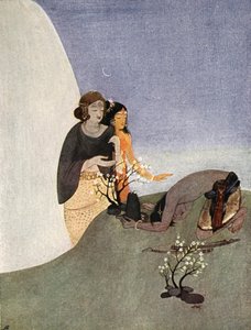 キラット アルジュ​​ン、1913 年。 作： Nandalal Bose