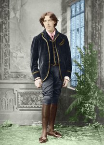 オスカー・ワイルド（1854-1900）1882年頃（写真 作： Napoleon Sarony