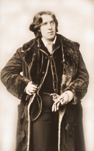 オスカー・ワイルド（1854～1900）が1882年頃、ナポレオン・サロニー（1821～1896）が 作： Napoleon Sarony