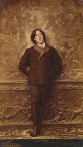 オスカー・ワイルド、1882年頃（アルブメンプリント） 作： Napoleon Sarony