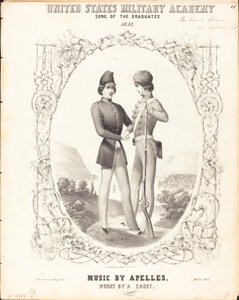 米国陸軍士官学校、卒業生の歌 作： Napoleon Sarony, after James McNeill Whistler