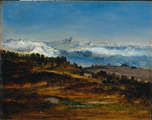 ピレネー山脈、ミディドビゴールのピーク、1871年-1872年。