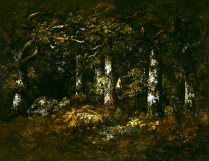 フォンテーヌブローの森、1868年 作： Narcisse Virgile Diaz de la Peña