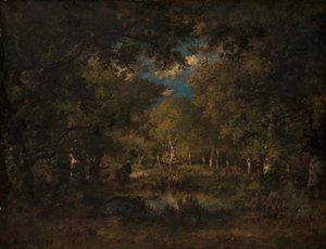 フォンテーヌブローの森、1874年。 作： Narcisse Virgile Diaz de la Peña
