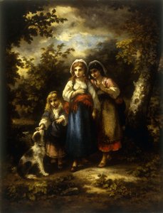 ランブラーズ、1876 作： Narcisse Virgile Diaz de la Peña