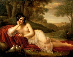 横たわるヴィーナス（ナターレ・スキアヴォーニ（1777-1858）作 作： Natale Schiavoni