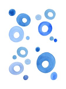 青い泡 作： 