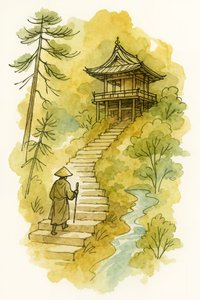 モンクの寺院巡り