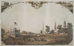 ジョージア州アトランタ、公共広場の眺め 作： Nathan B. Abbott