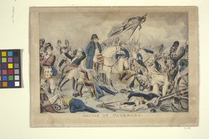 ウォータールーの戦い、6月18日 作： Nathaniel Currier