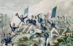 セロゴルドの高原の嵐、1847年 作： Nathaniel Currier