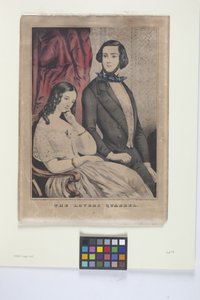 A Briga dos Amantes (litografia colorida à mão)