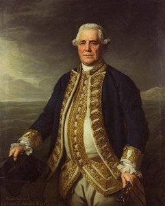 リチャード・エドワーズ提督（1715-1795） 作： Nathaniel Dance