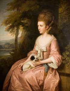 ミス・ハーグリーブスの肖像、1750～1800年。