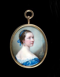リディアガーナー、1753年 作： Nathaniel Hone