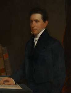 デニソン・オルムステッド (1791-1859), B. A. 1813, M. A. 1816 作： Nathaniel Jocelyn