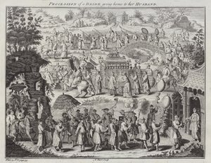 夫の家に帰る花嫁の行列 作： Nathaniel Parr